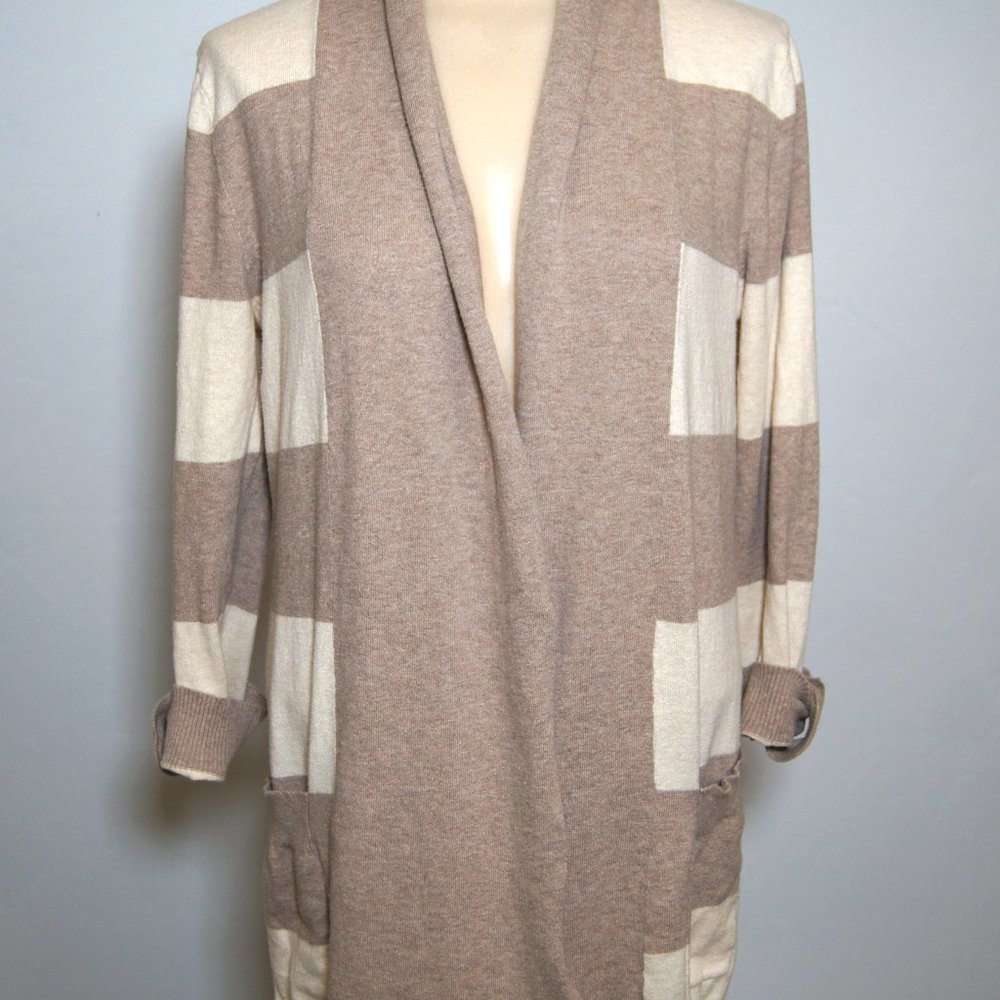 St. John's Bay long open sweater, Womens Size M